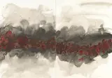 T'ang Haywen, Composition (Diptych), Ink and color on paper