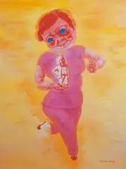 Ren Sihong, Past Idol, 2006, Oil on canvas
