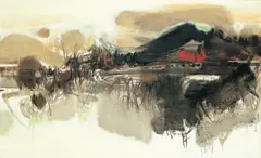 Chu Teh-chun, Composition No. 166, 1964, Oil on canvas