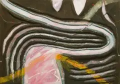 Tsuyoshi Maekawa, 86Y09 (Untitled), 1986 - 1991, Burlap, oil on canvas
