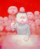 Yin Kun, Hero Series - Lu Xun, 2006, Oil on canvas