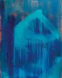 Jenny Chen, Life & Nature Series #8, 1992, Acrylic, mixed media on canvas