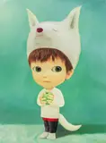 Mayuka Yamamoto, Little Green Apple White Fox, 2022, Oil on canvas