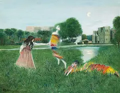 Hwang Jyi, Beautiful Clothes, 1987, Oil on canvas