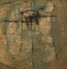 Nguyẽ̂n Lam, Abstract, 1974, Oil on canvas