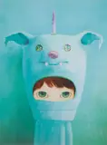 Mayuka Yamamoto, Blue Monster, 2021, Lithograph, edition no. 22/80