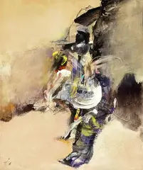 Chuang Che, Untitled, 1985, Acrylic on canvas