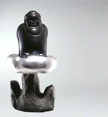 On Cloud Mountains by Li Chen, 2003, Bronze, edition no. 3/8, sold Jun 2012