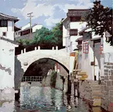 Pang Jiun, Sunlight Illuminating Suzhou River