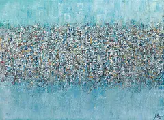 Yehan Wang, WS545, 2007, Acrylic and oil on canvas