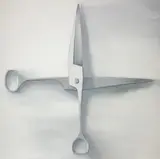 Xuhui Mao, White Western Scissors in Cross Shape, 2005, Oil on canvas