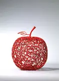 Kim Byung Jin, Apple Drawing 2, Steel wire (unique)
