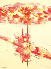 Yuan Xiaofang, Submarine, 2007, Oil on canvas