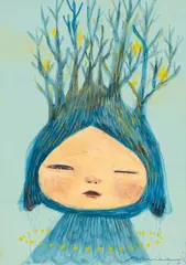 Moe Nakamura, Drawing-19-14, 2019, Mixed media on paper