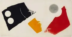 Day & night #19 by Chen Ting-Shih, 1972, Woodblock print, edition no. 10/20, sold Jun 2022