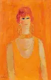Bernard Cathelin, Katherine–Casque d'Or, 1997, Oil on canvas