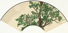 Hsia Yi Fu, Green Pine, 2011, Ink and color on paper
