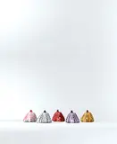 Pumpkin (a set of 5) by Yayoi Kusama, 2002, Porcelain, edtion no. 63/130, sold Jun 2014
