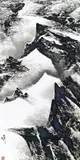 Mountain: Tibetan Conto 48 by Liu Guosong, 2003, Ink and color on paper, sold Dec 2010