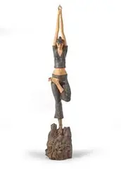 Ikki Miyake, Yoga- the embodiment of tree, 2008, Bronze, edition no. 4/5