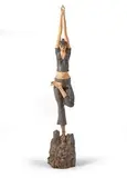 Ikki Miyake, Yoga- the embodiment of tree, 2008, Bronze, edition no. 4/5