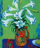 Chang Ping-tang, Lily, 1991, Oil on canvas