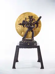 Yang Mao-lin, A Story about Affection – Extraordinary Love Vajradhara, 2007, Bronze sculpture with gold foil, edition number 2/8