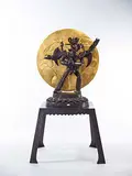 Yang Mao-lin, A Story about Affection – Extraordinary Love Vajradhara, 2007, Bronze sculpture with gold foil, edition number 2/8