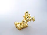 Poren Huang, Everyday is a New Start, 2007, Bronze with gold foil, edition no. 27/30