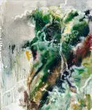 Zhou Chunya, Journey to Balang Mountain, 1994, Oil on canvas