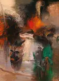 Chihung Yang, The Shadow of a Shadow, 1987-1988, Oil on canvas