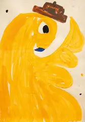 Home Again by Szabolcs Bozó, 2020, Acrylic on paper, sold Jun 2023