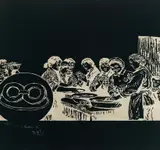 Wang Guangyi, Methodology 3 of People's War, 2004, Oil on canvas