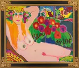 Corneille & Walasse Ting, The Venus of Amsterdam, Acrylic on canvas