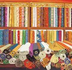 Lu Hao, Landscape Series No. 17, 2007, Ink and color on silk
