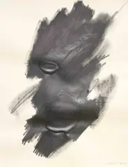 Takesada Matsutani, Untitled, 1988, Mixed media on paper