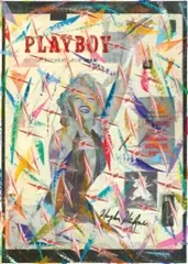 Gianluca Piaccione, Play Marilyn, 2013, Acrylic on cut-out and folded canvas, mounted onto board