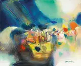 Multitude en Devenir by Chu Teh-chun, 2004, Oil on canvas, sold Jun 2017