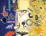Chihung Yang, Plus & Minus, 1982, Acrylic and charcoal on canvas
