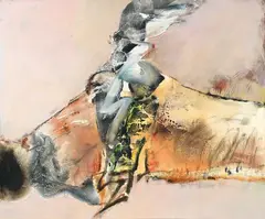 Chuang Che, Work 8411, 1984, Oil on canvas