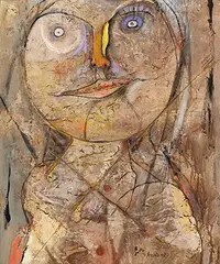 Chen Chaobao, XO Man, 2002, Acrylic on canvas