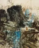 Zhou Chunya, The Spirit of Landscape, 1992, Oil on canvas