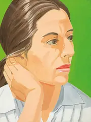 Alex Katz, Ada with Green, 1969-1978, Oil on canvas