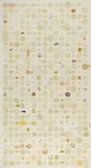 Liang Quan, Tea and Some Coffee No. 2, 2007, Tea, ink and color on rice paper, mounted onto linen