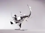 Yuyu Yang, Advent of the Phoenix, 1970, Stainless steel, edition no. 5/10