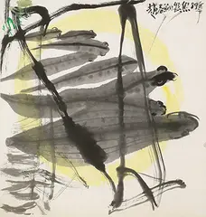 Chao Chung-Hsiang, Fishes, 1989, Ink and color on paper