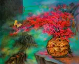 Chen Yin-wei, Revelation of Zhuangzi, 2013, Oil and mixed media on canvas