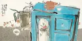 Tian Xiao-chi, Spring Comes with Flowers, 2013, Ink and color on paper