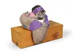 Ju Ming, Laughing and Chatting, 1993, Stone Carving