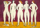 Sanyu, Five Nudes